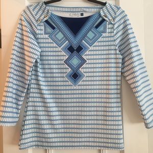 Cabana Life 3/4 sleeve top